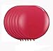 36 Inch Giant Latex Balloon Crystal Red (Premium Helium Quality) Pkg/6