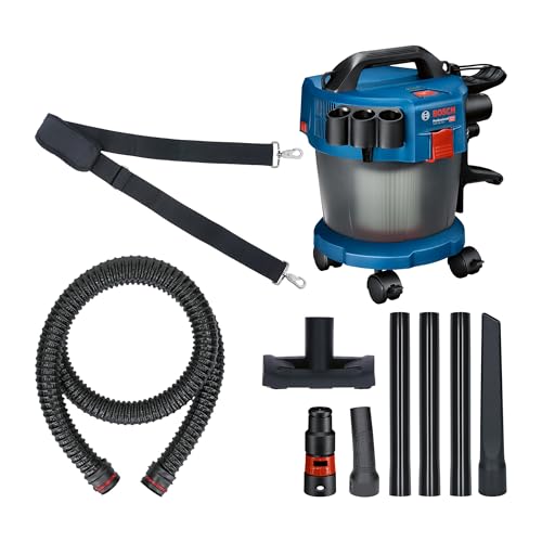 Bosch PRO 18V System Industriestaubsauger GAS 18V-10 L (inkl. 1,6 m Schlauch, 3 Verlängerungsrohre, ohne Akku/Ladegerät)