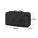 AMYIPO MOLLE Pouch Multi-purpose Compact Tactical Waist Bags Utility Pouch (94 inch Black Pouch (2PCS))