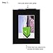 Golden State Art, Pack of 10 Black 8x10 Slip-in Pre-Adhesive Photo Mat for 5x7 Picture with Backing Board pre-Assembled, Includes Clear Bags