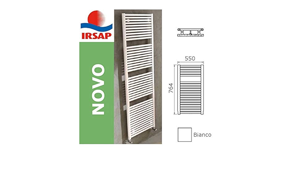 NOVO-RADIADOR IRSAP H0764 L0550 COLOR BLANCO : Amazon.es ...