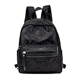 DKISEE Women Girls Casual Nylon Backpack Lightweight Camouflage Daypack Purse Water-Resistant Travel Work College School Bag