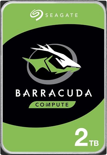 Seagate 2TB BarraCuda Interne Festplatte | SATA 6 Gb/s (ST2000DMZ08)