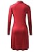 AMORE ALLFY Women's Extra Long Cardigan Coral XX-Large