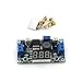 DZS Elec LM2596 DC-DC Buck Converter 4-40V to 1.25-37V Step-Down Regulator Power Module Volt Stabilizer with LED Voltmeter Display Cooling Fin and Copper Cylinder Holder