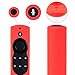 Case for Fire TV or TV Stick Remote,Rukoy Protective Case for 5.9'' Amazon Fire TV or Fire TV Stick Remote with Alexa Voice(Red)