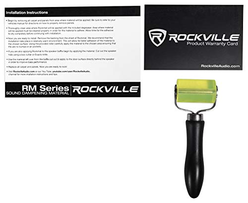 RockvilIe RM36-S Trunk Lid+4-Door Sound Dampening Anti-Vibration Car Audio Kit