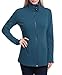 Ninedaily Women Long Sleeve Pocket Button Crewneck Full Zip Up Hoodie Jacket