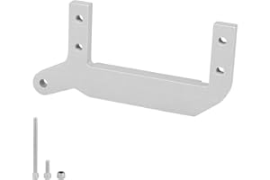 Pothyes Aluminum TRX4 Stock Axle Servo Mount, SOA Mount 4-Link Suspension for Traxxas TRX-4 1/10 RC Crawler Metal Upgrades (Silver)