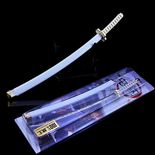 2Pcs Mini Toy Katana Keychain, Kamado Tanjirou Sword with Scabbard