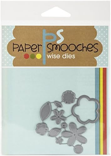 Paper Smooches Rubber 4-inch x 6-inch Clear Stamps-Blossoming Buds by Paper Smooches