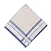 Selected Hanky 100% Cotton Men's Handkerchiefs 6 Piece Gift Set