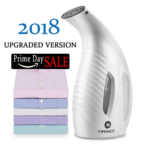 [Upgraded Version] Portable Garment Steamer, 4-in-1 Home Handheld Fabric Steamer, Steamers for Clothes, Mini Household Travel Iron Perfect for Ironing, Sterilizing, Cleaning and Killing Bacteria