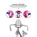 Milliard Doll Bike Seat and Helmet for 18 inch American Girl Dolls with Sticker Pack (Universal Fit on Bikes and Scooters)