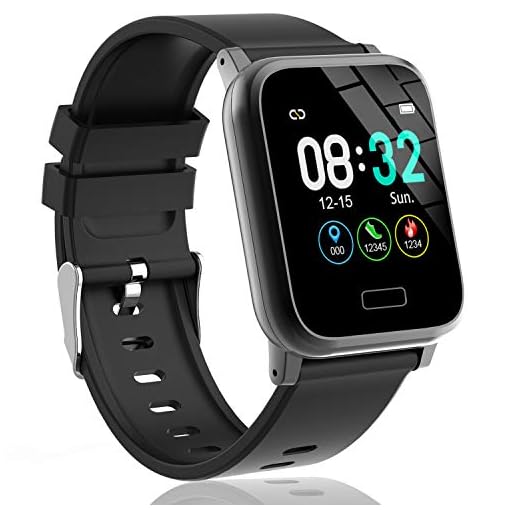 L8star Fitness Tracker, Smart Watch Heart Rate Activity Tracker with 1.3 inch IPS Color Screen Long Battery Smart Watch…