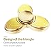 Fidget Hand Spinner - 100% Brass - Ceramic Bearing - High Speed 6-8Minute Toy Stress Reducer EDC Focus Relieves ADHD Anxiety and Boredom