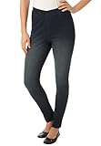 Women's Plus Size Tall Leggings, Stretch, Denim