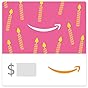 Amazon eGift Card - Birthday Pink Candles