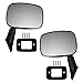 Brock Replacement Driver and Passenger Manual Side View Mirror Compatible with Pickup Truck 8794089112 8791089109