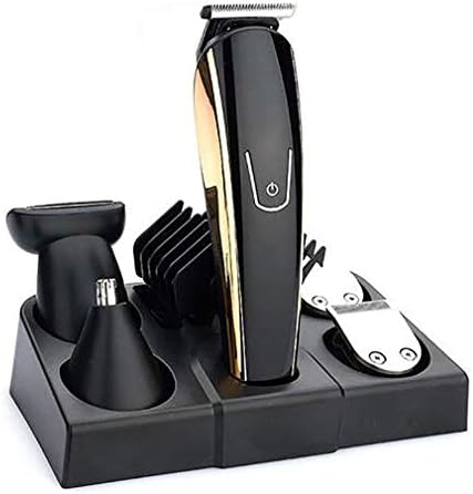QJXF 5 In 1 Hair Trimmer Rechargeable Electric Waterproof Grooming Kit Hair Nose Ear Beard Clipper Trimmers Precision Trimmer Rechargeable