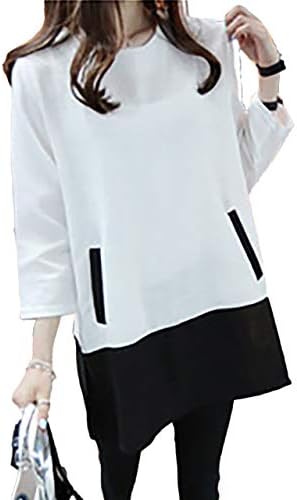 [リトルコンフェ] 七分袖 チュニック キレイメ テレワーク ブラウス レディース 白 グレー M-3XL