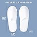 Juvale Disposable Closed Toe Slippers for Guests, Womens US Size 11, Mens Size 13 (White, 24 Pairs)