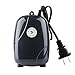 VicTsing Air Pump Ultra Silent High Out Energy Efficient Aquarium Air Pump Fish Tank Oxygen Air Pump With 2 Air stone/2M Silicone Tube-Black