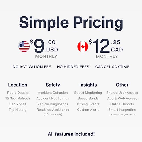 Bouncie GPS Car Tracker [4G LTE], Vehicle Location, Accident