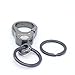 Nument Can 360°rotation Men Metal Keychain (black)