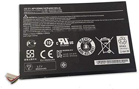 Hubei AP12D8K Laptop Battery For Acer Iconia Tab W510 W510P W510-1431 W510-1620 W510P-1867 P3-171 A3 (A3-A10)(3.7V 7300mAh 27Wh) - Image 4