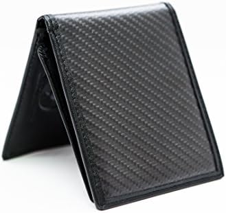 Dark Gryphon Carbon Fiber Wallet - Mens Wallet- 2 Way Trifold - Twill Carbon Fiber