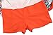 wantdo Women's Flower Printing Swimsuit High Waisted Bathing Suit LilyOrange US 4-6