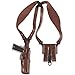 Galco Vertical Shoulder Holster System for Glock 19, 23, 32 (Tan, Ambi)