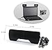 Portable Mini Clip-On USB 3.5 mm Powered Stereo Speaker 3.5 mm Detachable Multimedia Soundbar for Notebook Laptop PC Desktop Tablet Black