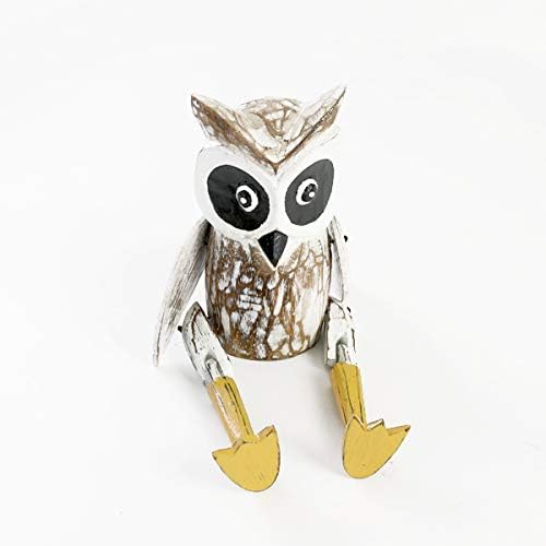 Amazon アジアン雑貨 Sサイズ 小物 置き物 フクロウの置物 人形 木彫りのオブジェ リゾート バリ雑貨 アジアンインテリア 座るフクロウの人形 Zg 置物 オブジェ オンライン通販