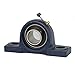 Jeremywell UCP201-8 Pillow Block Bearing (4 Pack), 1/2 inch Bore, 2 Bolt Flange Mounted, Solid Cast Iron Base, Self-Alignment