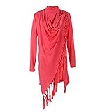 Fedi Apparel Women's Tassel Tops Coats Cardigan Blouse Boho Outfit