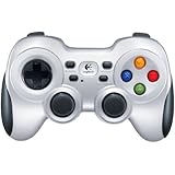 Logitech F710 Gamepad PC Schwarz, Silber - Spiele-Controller (Gamepad, PC, D-pad, Ausw&auml;hlen, Start, Vibration Ein / Aus, Kabellos, RF, Nano)