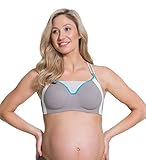 Cake Lingerie Nursing Bra With Underwire| Zest Flexi Wire High Impact Sports Maternity Bra Racerback, Multi, 32F UK/32G US
