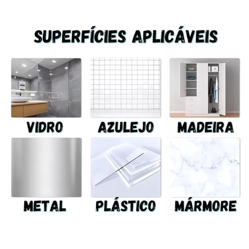 Kit 8 Ganchos Adesivos Macho e Fêmea Transparente - Suporte de Parede Sem Furo, Fixação Resistente - Organizador de Parede - Encaixe Rápido - UpShop