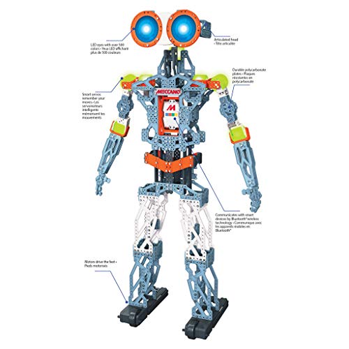 Meccano MeccaNoid G15KS 1243 Piece Robot Building Kit with Carrying Case - Thumbnail 2