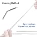 LOVKITCHEN Set of 8 Reusable Stainless Steel Straws with 1 Pouch,2 Cleaning Brushes,8 Silicone Tips, Eco Friendly Extra Long Metal Straws Drinking for 20 & 30oz Tumblers