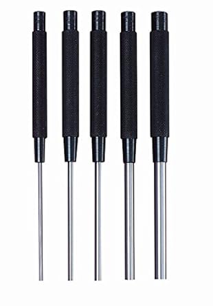 Starrett S248 Extended Length Drive Pin Punch 18 38 Pin Diameters 8 Overall Length 3 12 Pin Length Pack Of 5 In Starrett Red Cardboard Box