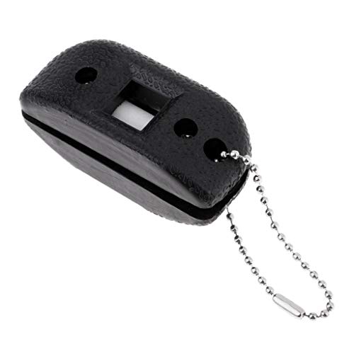 LEIPUPA Portable Ice Skates Blade Sharpener Oilstone Conditioner Care Kit - Black
