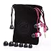 GOgroove Earbud Headphones with Deep Bass & Comfortable Ear Gel Tips (Pink) - in Ear Earphones Featuring Noise Isolating Design, Durable Alloy Driver Housing, & Ergonomic Angled Stay-in Fit
