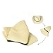 TINKSKY Cowboy Sun Hat Wide Brim Hat Summer Beach Straw Cap Foldable Caps (Beige)