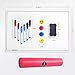 POPRUN Magnetic Dry Erase Whiteboard 17 x 11 inches for Kitchen Fridge with New Stain Resistant Technology,Refrigerator Whiteboard Planner Including 6 Makers and 1 Eraser with Magnets