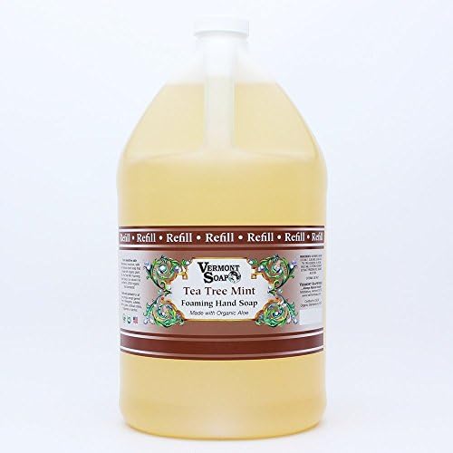 Vermont Soap Organics - Tea Tree Mint Foaming Hand Soap Gallon Refill