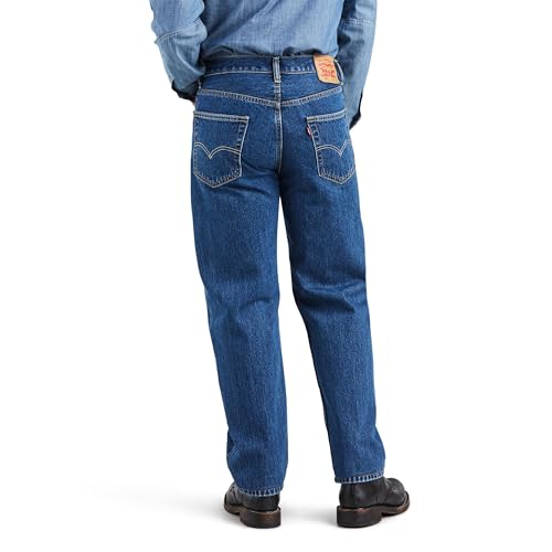 LEVI’S MEN’S 550 RELAXED FIT JEANS (ALSO AVAILABLE IN BIG & TALL), DARK STONEWASH, 29W X 34L