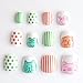 LIARTY 24 Pcs Kids Fake Nails Press on Nails for Girls Pre-glue Full Cover Short False Nails Children Nails Lovely Gift for Children